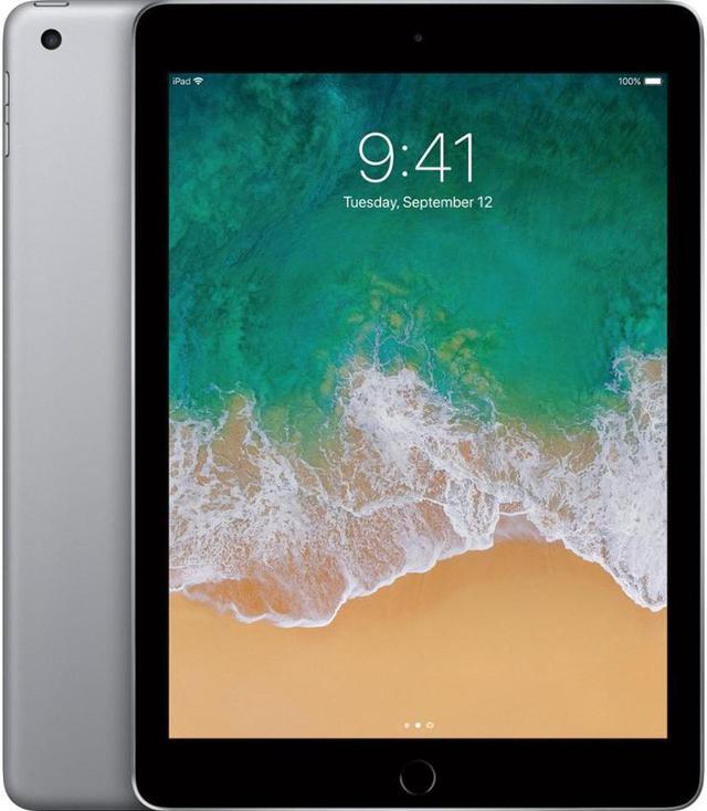 Alt view image 4 of 6 - Apple Grade C iPad 9.7" 5th Gen 32GB MP2F2LL/A A1822 (Wi-Fi) Black/Space Gray