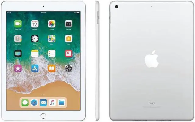 Alt view image 3 of 4 - Apple Grade C iPad 9.7" 6th Generation (Early 2018),32GB, WiFi Only - Silver
