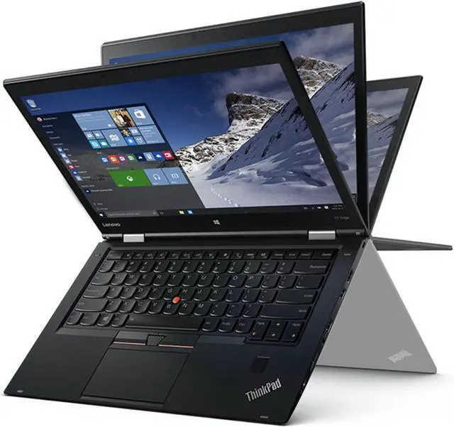 Alt view image 4 of 7 - Lenovo ThinkPad YOGA 370 Convertible 2-in-1 Laptop with Stylus - Intel Core i5 7th Gen 7200U 2.50GHz, 16GB DDR4, 256GB SSD, Intel HD Graphics 620, 13.3" Touchscreen 1920 x 1080, Windows 10 Pro 64-bit
