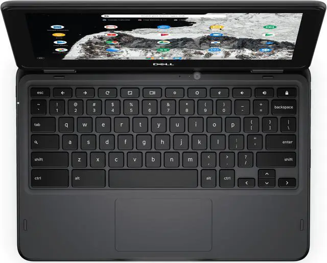 Alt view image 2 of 7 - Dell 3100 Chromebook  - Intel N4000, 4GB RAM, 16GB SSD, Webcam, 802.11AC 2x2 + BT 5.0, ChromeOS (AUE June 2027)