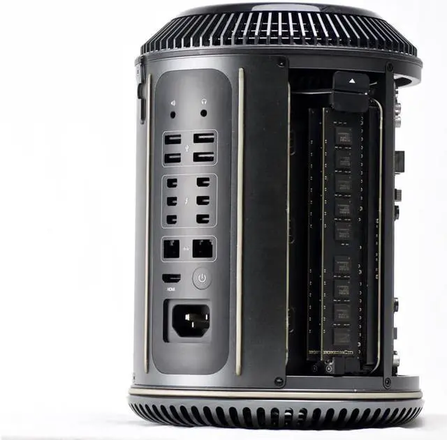 Alt view image 5 of 7 - Apple B Grade Mac Pro "Six Core" 3.5 (Late 2013) 32GB RAM 512GB SSD Dual AMD FirePro D500 3GB Graphics MD878LL/A A1481 MacOS 11 Big Sur