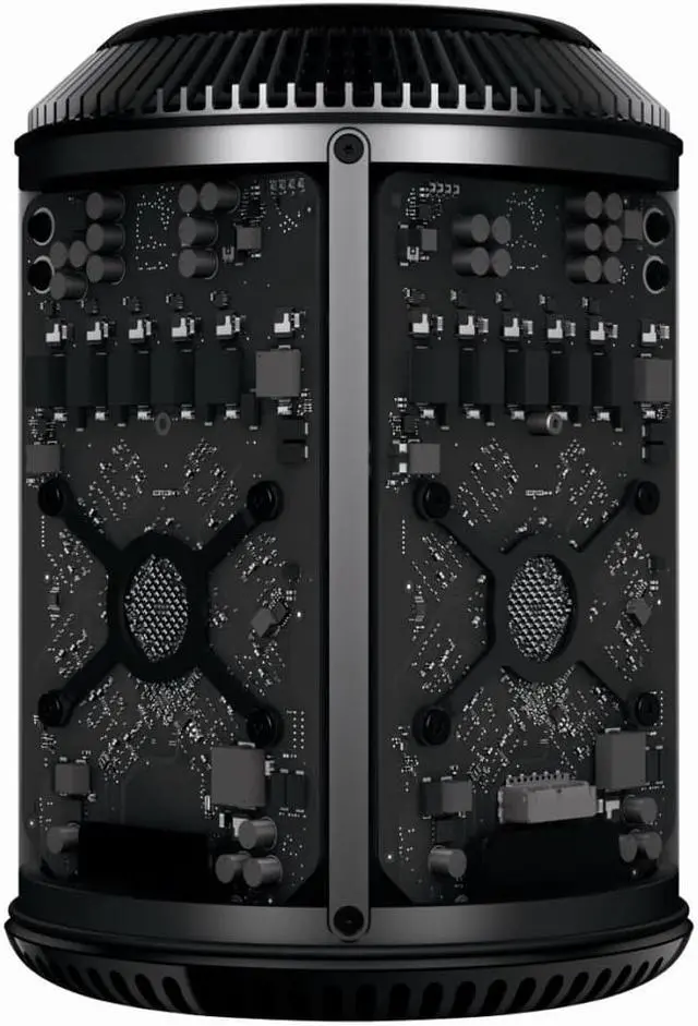 Alt view image 3 of 7 - Apple B Grade Mac Pro "Six Core" 3.5 (Late 2013) 32GB RAM 512GB SSD Dual AMD FirePro D500 3GB Graphics MD878LL/A A1481 MacOS 11 Big Sur