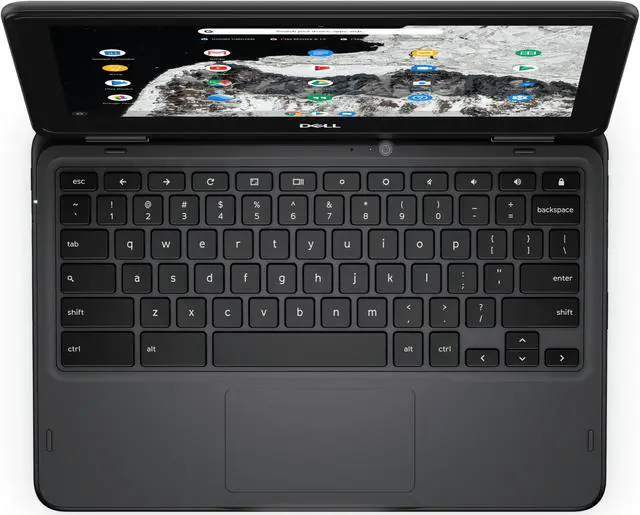 Alt view image 2 of 6 - Dell 3100 Chromebook  - Intel N4000, 4GB RAM, 32GB SSD, Webcam, 802.11AC 2x2 + BT 5.0, ChromeOS (AUE June 2027)