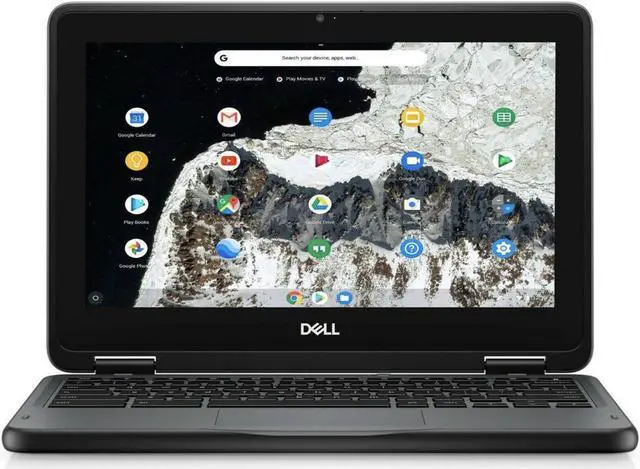 Alt view image 6 of 6 - Dell 3100 Chromebook  - Intel N4000, 4GB RAM, 32GB SSD, Webcam, 802.11AC 2x2 + BT 5.0, ChromeOS (AUE June 2027)