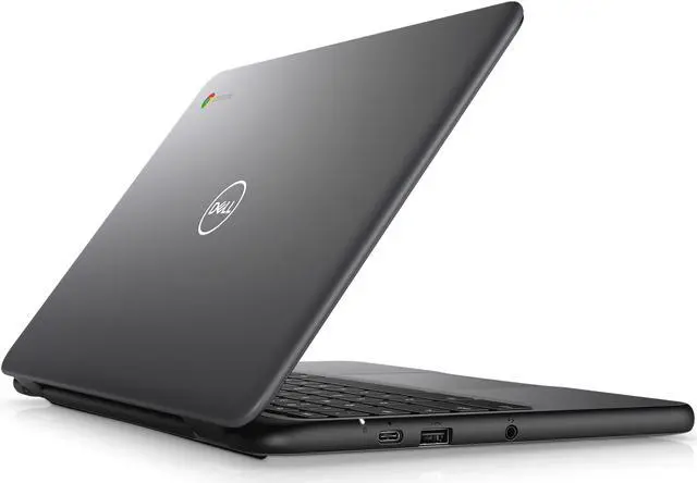 Alt view image 5 of 6 - Dell 3100 Chromebook  - Intel N4000, 4GB RAM, 32GB SSD, Webcam, 802.11AC 2x2 + BT 5.0, ChromeOS (AUE June 2027)