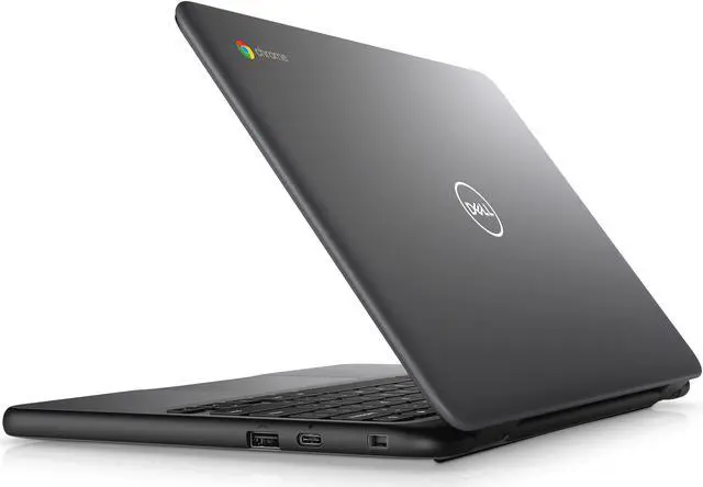 Alt view image 3 of 6 - Dell 3100 Chromebook  - Intel N4000, 4GB RAM, 32GB SSD, Webcam, 802.11AC 2x2 + BT 5.0, ChromeOS (AUE June 2027)