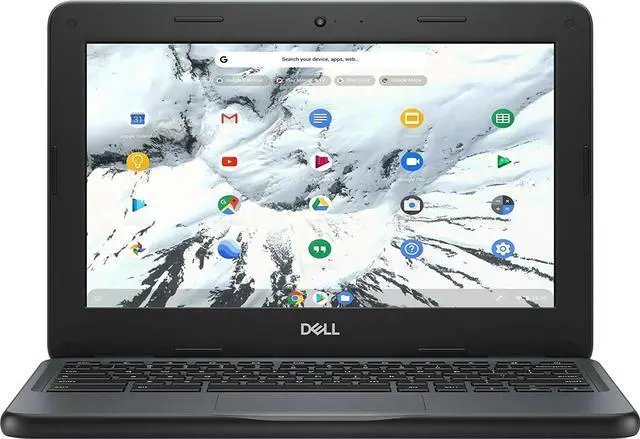 Main image of Dell 3100 Chromebook  - Intel N4000, 4GB RAM, 32GB SSD, Webcam, 802.11AC 2x2 + BT 5.0, ChromeOS (AUE June 2027)