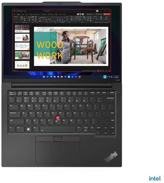 Alt view image 4 of 5 - Lenovo ThinkPad E14 Gen 5 TouchScreen Laptop | 14" 1920x1200 FHD+ | 13th Gen Core i3-1315U 6 cores (upto 4.50GHz) - 16GB RAM - 256GB SSD | Windows 11 Pro