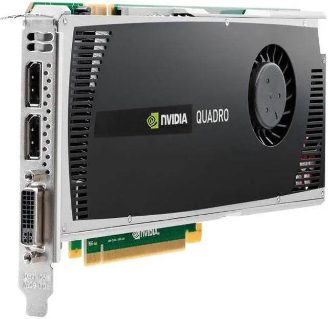 Alt view image 4 of 7 - nVidia Quadro 4000 2GB GDDR5 PCI-E x16 2.0 Graphics Video Card With DVI and DisplayPort Outputs 38XNM Standard Height Workstation Video Card
