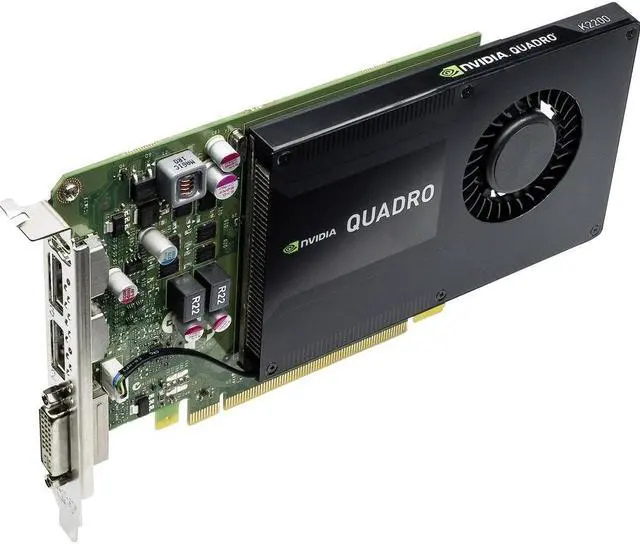 Alt view image 4 of 6 - Nvidia Quadro K2200 4GB Check 128-bit PCI Express 2.0 x16 Full Height Video Card