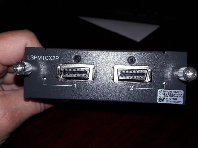 Alt view image 4 of 4 - Genuine HP JD360B 2PORT 10GBE A5500 LOCAL CONNECTION MODULE - 0231A0LV, JD360-61201