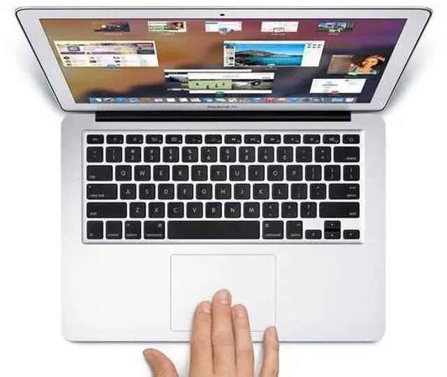 Alt view image 2 of 6 - Apple MacBook Air 13.3" - 1.70GHz Intel Core i5-3317U Processor, 4GB Ram, 64GB SSD, MacOS v10.14 Mojave - A1466 MD628LL/A (2012) Wear/Tear