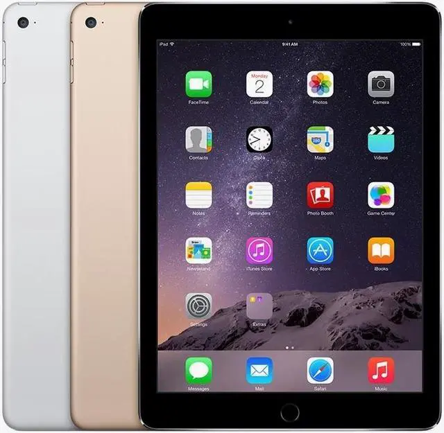 Alt view image 4 of 4 - Apple iPad Air 2 - Grade A - 64GB, Wi-Fi, A1566 MGKL2LL/A Space Gray