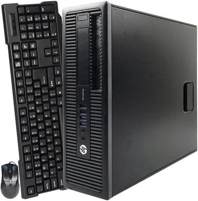 Main image of HP ProDesk 600 G1 SFF Computer - Grade A - 4th Generation Intel Core i3 3.40 GHz, 8 GB DDR3, NEW 120GB SSD, DVDRW, Intel HD Graphics 4400, Windows 10 Pro - Keyboard/Mouse
