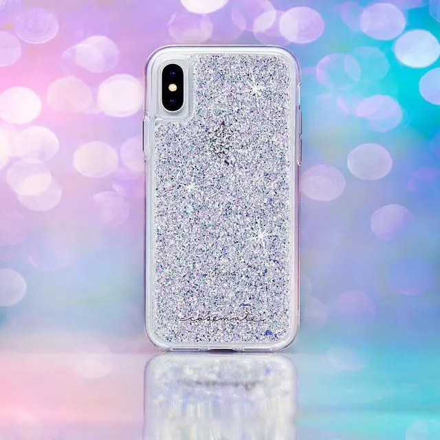 Alt view image 3 of 3 - Case-Mate Twinkle Case for iPhone X/XS in Stardust