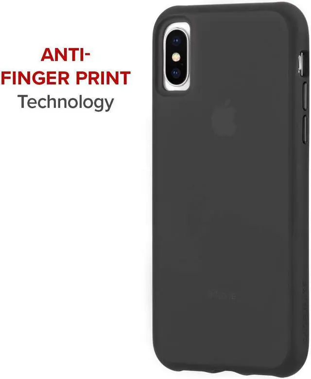 Alt view image 2 of 9 - Case-Mate Tough Case for iPhone X / Xs - Matte Black