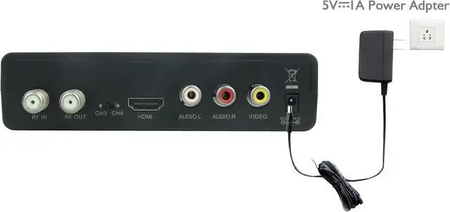 Alt view image 3 of 5 - Mediasonic HomeWorx ATSC Digital Converter Box with Recording | Media Player | TV Tuner Function (HW130STB)