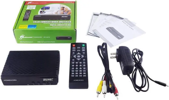Alt view image 5 of 5 - Mediasonic HomeWorx ATSC Digital Converter Box with Recording | Media Player | TV Tuner Function (HW130STB)