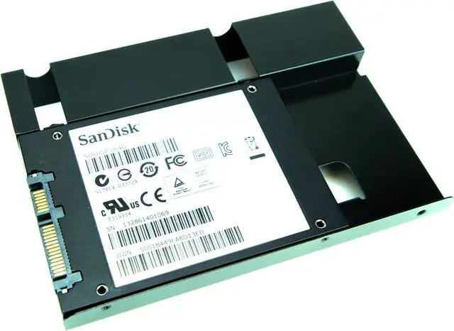 Alt view image 4 of 7 - Mediasonic HDB-G1 2.5 Inch to 3.5 Inch Internal Hard Disk Drive Mounting Kit