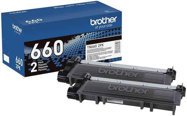 Main image of Brother TN-660 High Yield Black Toner Cartridge (2-Pack)