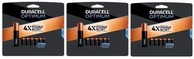 Main image of Optimum AAA batteries 36 total batteries  by Duracell
