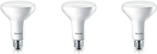 Main image of Philips LED Dimmable BR30 Light Bulb: 650-Lumen, 5000-Kelvin, 11-Watt (65-Watt Equivalent), E26 Base, Frosted, Daylight, 2 packs of 3 total of six bulbs