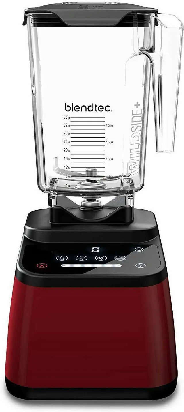 Alt view image 2 of 2 - Blendtec Designer 625 Blender with WildSide+ Jar (90 oz), Professional-Grade Power, 4 Pre-Programmed Cycles, 6-Speeds, Sleek and Slim, Pomegranate
