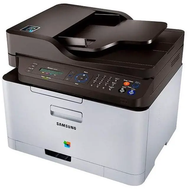 Main image of Samsung Xpress SL-C460FW Multifunction Printer - 2400 x 600 dpi - 150 Sheets - 19 ppm - USB, LAN, Wi-Fi