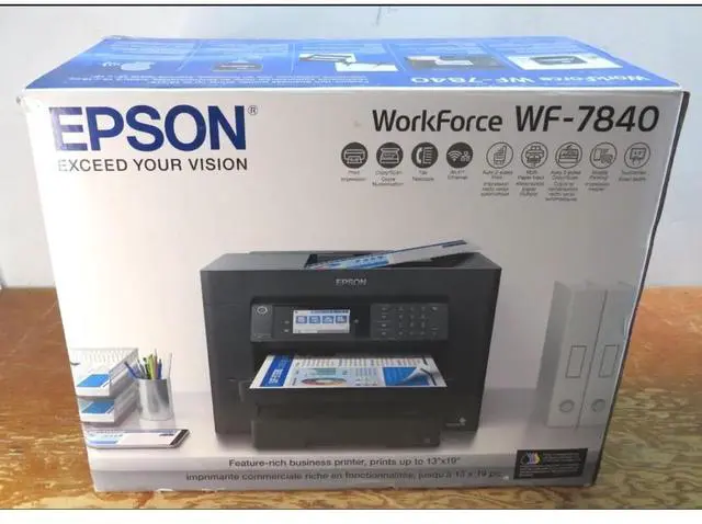 Main image of Epson WorkForce Pro WF-7840 Wireless Wide Format All-in-One Inkjet Printer C11CH67201