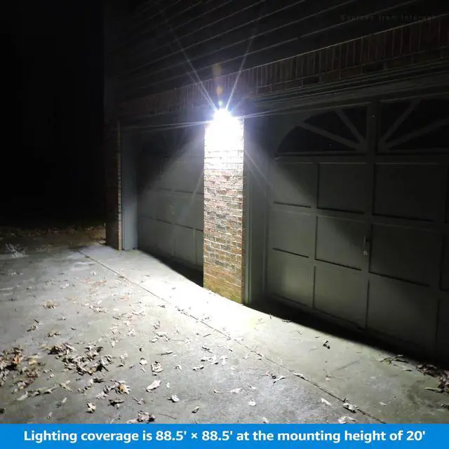 Alt view image 7 of 7 - LEONLITE LED Outdoor Flood Light, Dusk-to-Dawn (Photocell Included), 3400lm, Waterproof Security Floodlight, ETL-Listed Exterior Lighting for Yard, 5000K Daylight