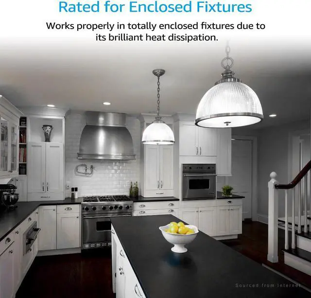 Alt view image 2 of 7 - TORCHSTAR Dimmable LED A19 Light Bulb, 9.5W(60W Eqv.), E26 Base Bulbs, 800lm, 5000K Daylight, UL & Energy Star Listed, for Floor Lamp, Desk Lamp, Ceiling Fan, 3-Year Warranty, Pack of 6