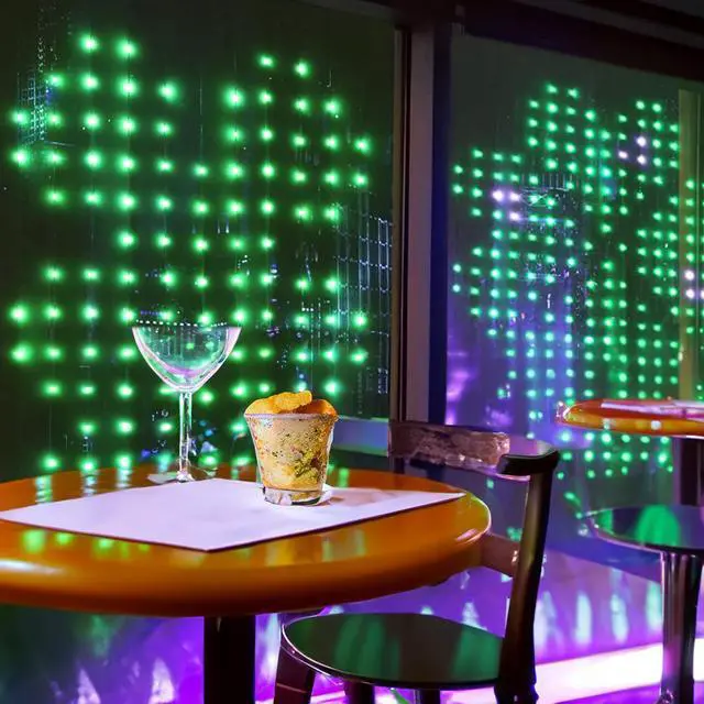 Alt view image 3 of 3 - TORCHSTAR Smart Curtain Light for Garage, Restaurant, Camping, Color Changing Wall Lights, Group Control, 400LED