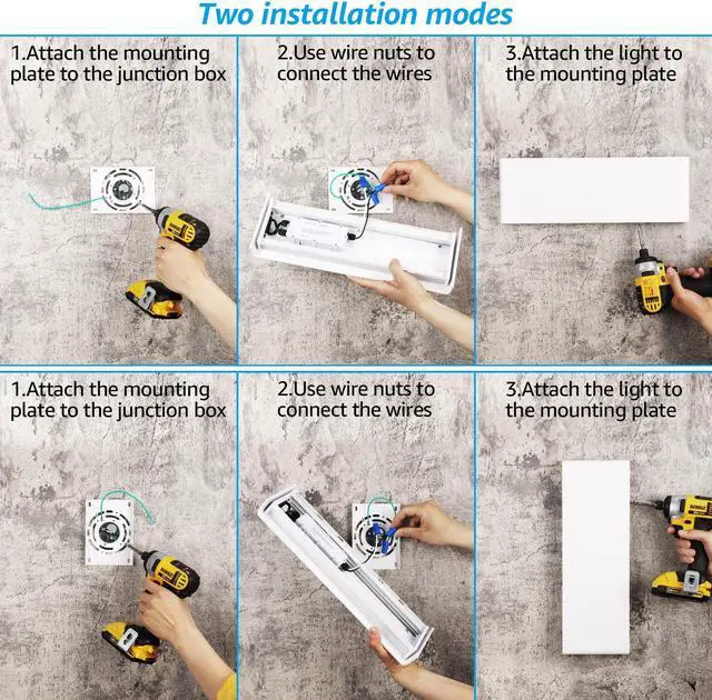 Alt view image 7 of 7 - LEONLITE 15.8IN LED Wall Sconce RGBCW & 5000K-2700K, Dimmable 26W Aluminum Up Down Modern White,AC 100-265V Indoor & Outdoor IP65 for Bedside Mirror Party Decor, 50,000hrs Lifespan