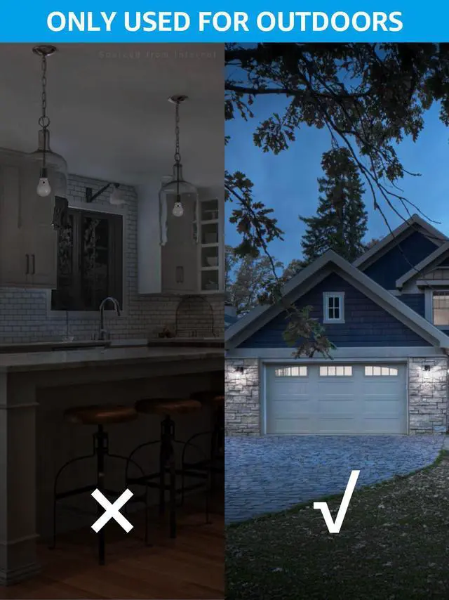 Alt view image 5 of 7 - TORCHSTAR LED Dusk to Dawn Light Bulbs Outdoor, Light Sensor A19 LED Bulb, 9W (60W Eqv.), 800lm, 5000K Daylight, UL & Energy Star Certified, Auto On/Off Photocell, for Porch, Front Door, Pack of 4