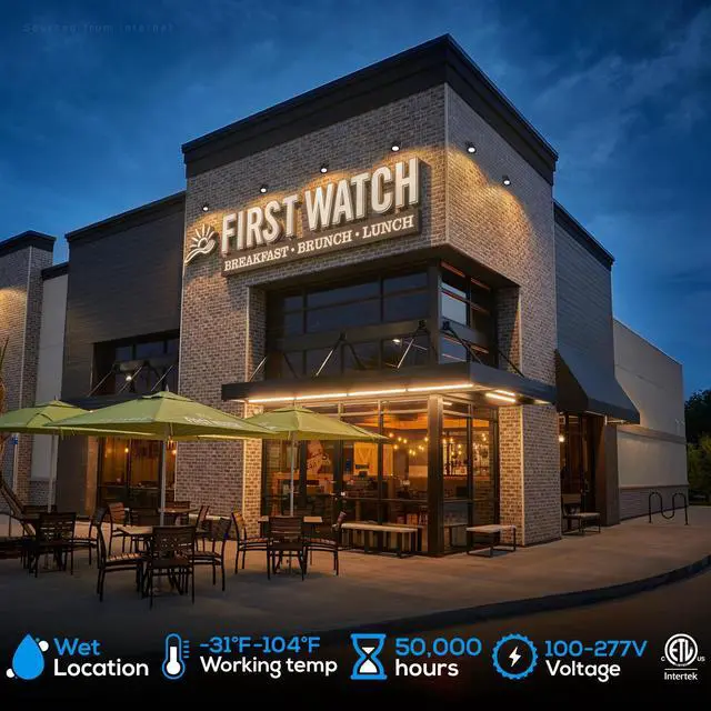 Alt view image 4 of 7 - Commercial 3CCT LED Dusk to Dawn Bullet Flood Light, 120-277V, ETL Listed