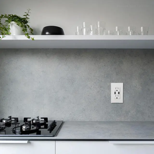 Alt view image 2 of 7 - 2 Pack 4.2A USB Wall Outlet Fast Charge, 15A Tamper-Resistant Receptacles Socket USB Outlets, UL-listed Dual High, Speed Charger USB Electrical Outlets, Wall Plate Included, White