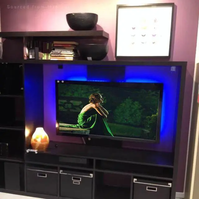 Alt view image 7 of 7 - LED Strip Lights for 32 Inch-60 Inch HDTV, RGB LED TV Backlight Kit with Remote, ETL Listed, 16 Colors Changing Multi-color 5050 LEDs Bias Lighting, UL Adapter, Home Theater, Gaming Computer