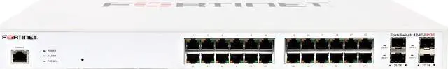 Alt view image 3 of 13 - Fortinet FortiSwitch 124E-FPOE 24 Port Layer 2 Gigabit Ethernet Switch - FS-124E-FPOE