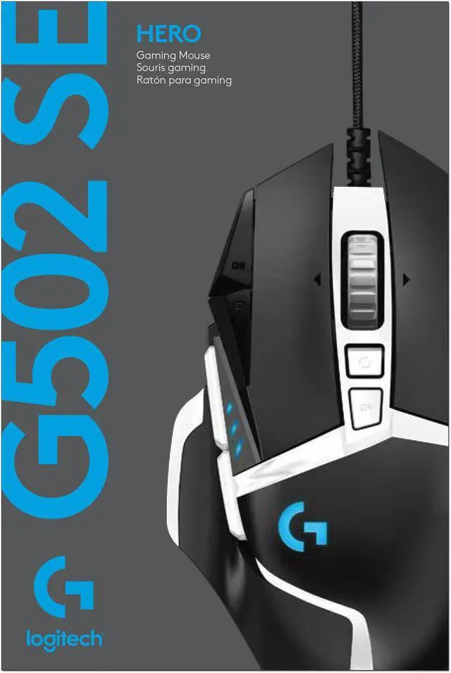 Alt view image 17 of 20 - Logitech G502 SE Hero 910-005728 Wired  Gaming Mouse - Black