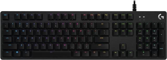 Alt view image 8 of 11 - Logitech G512 SE Lightsync RGB Mechanical Gaming Keyboard with USB Passthrough