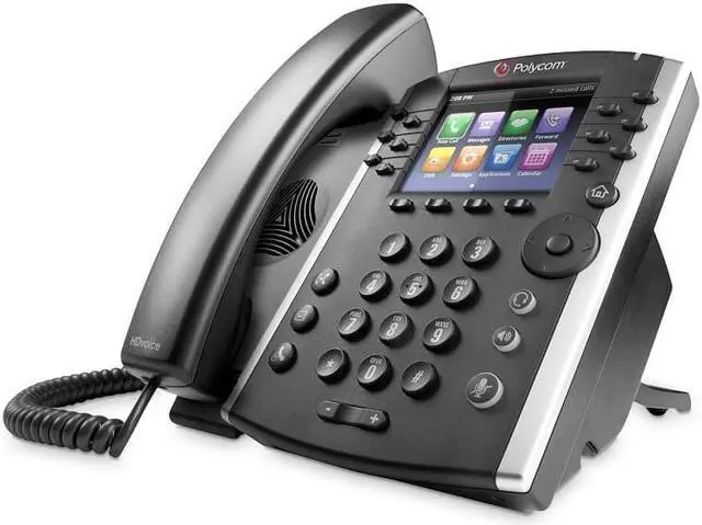 Alt view image 2 of 14 - Polycom 2200-46162-025 VVX 410 12-line (PoE) Mid-Range Business Media Phone