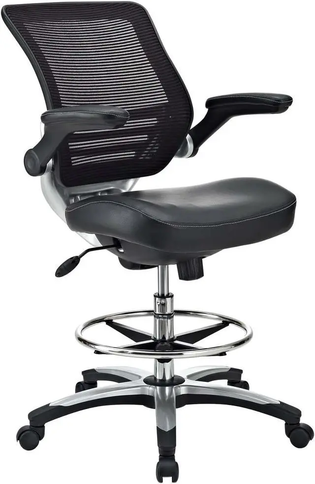 Alt view image 5 of 20 - Edge Drafting Chair in Black