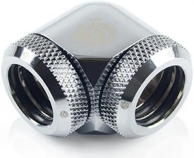 Main image of Bitspower Silver Shining Enhance 90-Degree Dual Multi-Link Adapter For OD 14MM (2PCS)