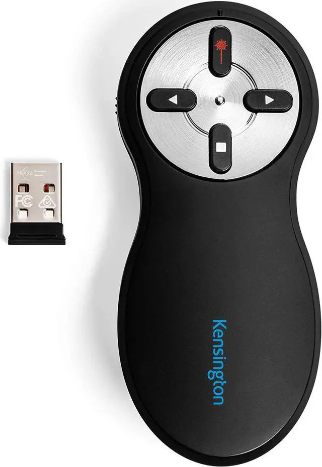 Main image of Kensington Wireless Presenter with Red Laser Pointer - New Model (K33272WW)