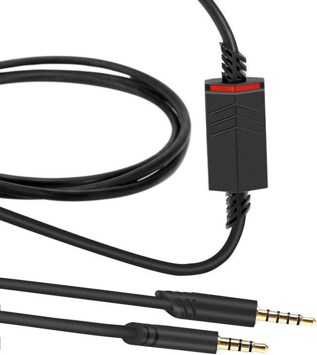 Main image of MQDITH 2.0M Replacement Audio Cable Compatible with Astro A40 A40TR Gaming Headset, Inline Mute Wire and No Volume Control Cord (TPE Cord)