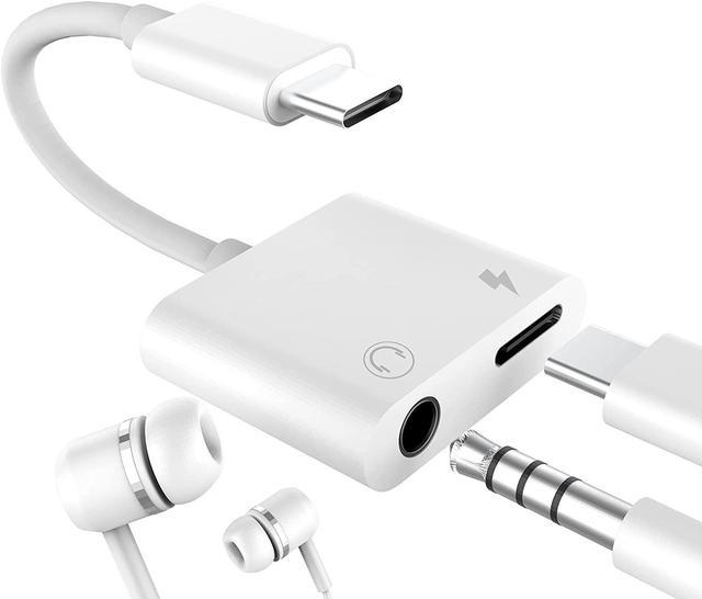 USB C to 3.5mm Audio Adapter Headphone AUX Dongle Jack USBC Type