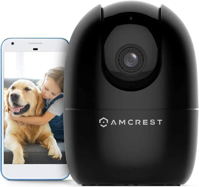 Main image of Amcrest 1080P WiFi Camera Indoor, Nanny Cam, Dog Camera, Sound & Baby Monitor, Human & Pet Detection, Motion-Tracking, 2.4Ghz Only, Pan/Tilt Wireless IP Camera, Night Vision, Smart Home ASH21-B