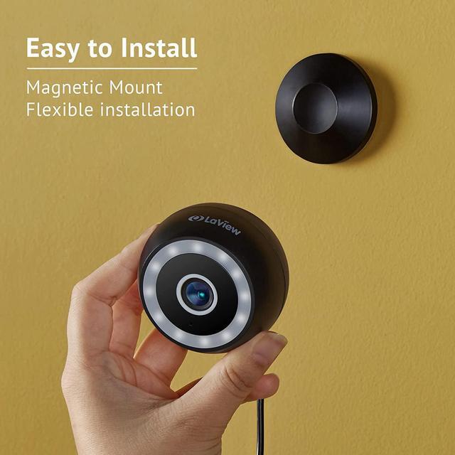 Alt view image 7 of 7 - LaView 4MP 2K Security Cameras Outdoor Indoor Wired,IP65, Starlight Sensor & 100 Ft Night Vision,Motion/Person Detection,2-Way Audio/Spotlight,US Cloud,Compatible With Alexa,iOS & Android & Web Access