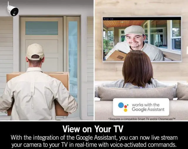 Alt view image 7 of 7 - Night Owl Wi-Fi IP Plug-In 1080p Spotlight Camera With 2-Way Audio, Audio Alerts And Siren, White