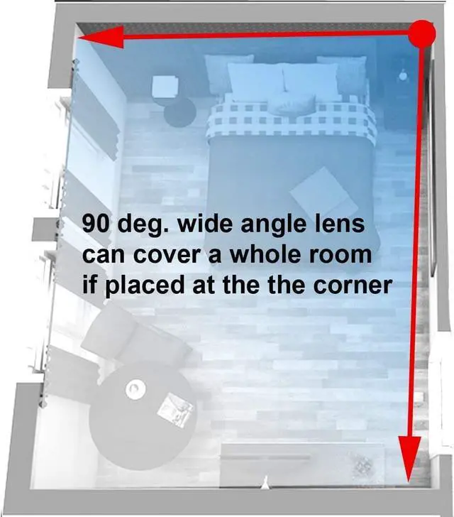 Alt view image 4 of 5 - 1080p IMX323 Chip Super Low Light Wireless Spy Camera with WiFi Digital IP Signal, Recording & Remote Internet Access (Hide-it-Yourself, Super conical pinhole Lens